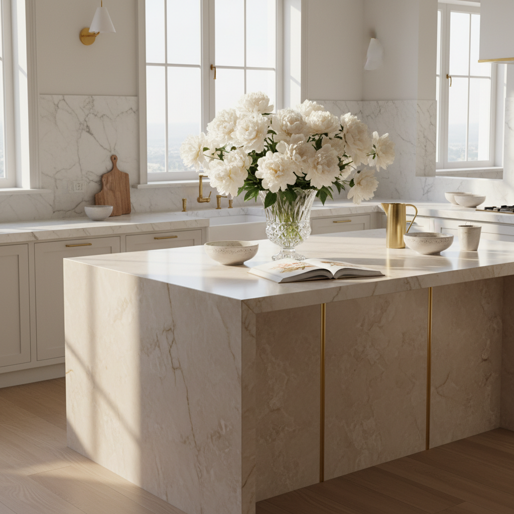 Quiet minimalist house interior